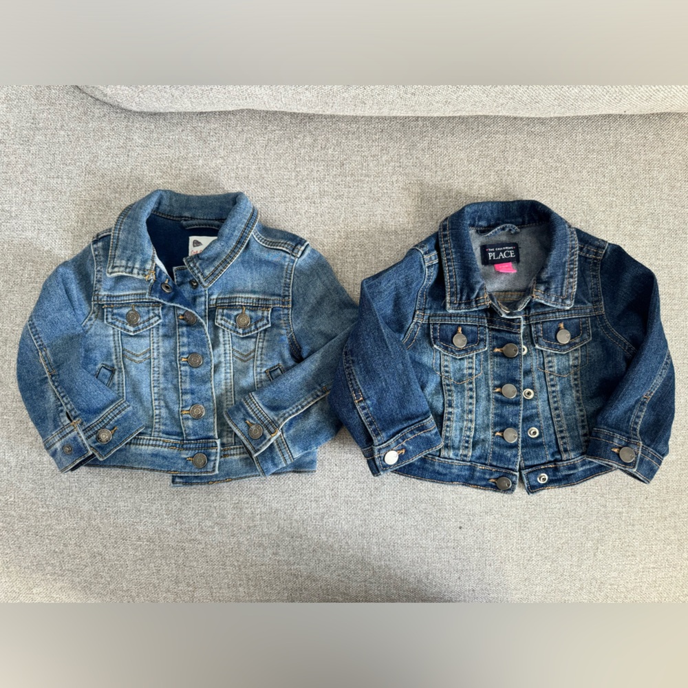TWO Denim Jackets - Baby/Toddler - 12m